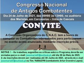 Congresso Nacional de Antigos Combatentes - ADIAMENTO